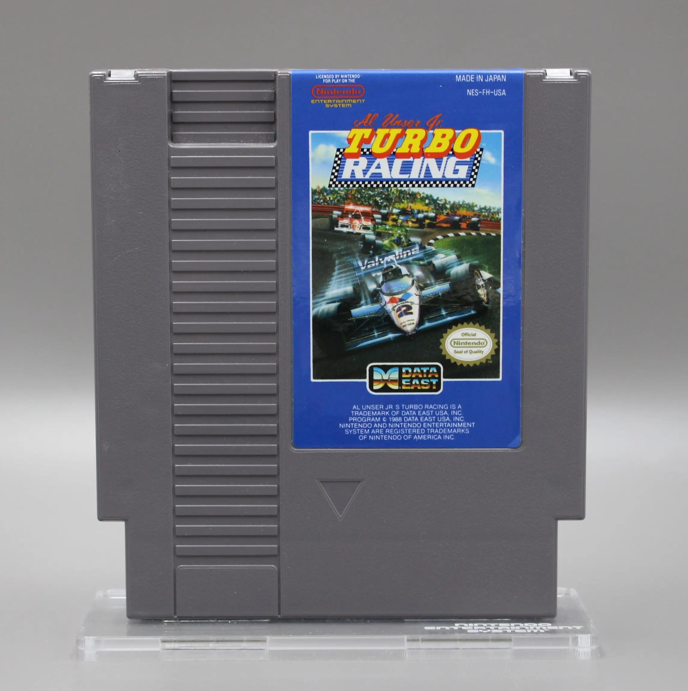 Al Unser Jr.'s Turbo Racing On The Nintendo NES Gameplay Short Video Clip